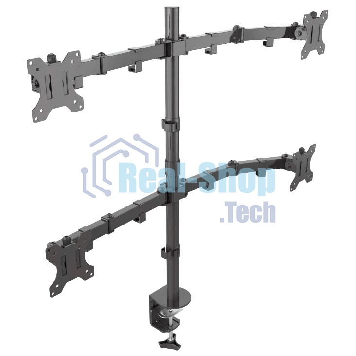 Кронштейн ONKRON D421E для четырех мониторов 13