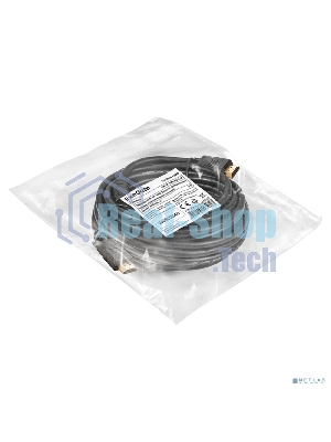 Кабель HDMI ExeGate EX-CC-HDMI2-7.5F (19M/19M, v2.0, 7,5м, 4K UHD, Ethernet, ферритовые кольца, позолоченные контакты)
