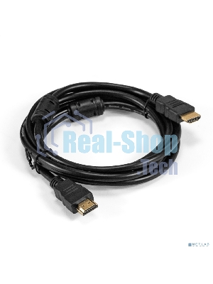 Кабель HDMI ExeGate EX-CC-HDMI-1.5F (19M/19M, 1,5м, v1.4b, ферритовые кольца, позолоченные контакты)