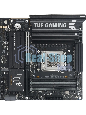 Материнская плата ASUS TUF GAMING B850M-PLUS II AM5 mATX 4хDDR5 PCIEx16 PCIEx1 USB-C DP HDMI 3xM.2 2.5GLAN 