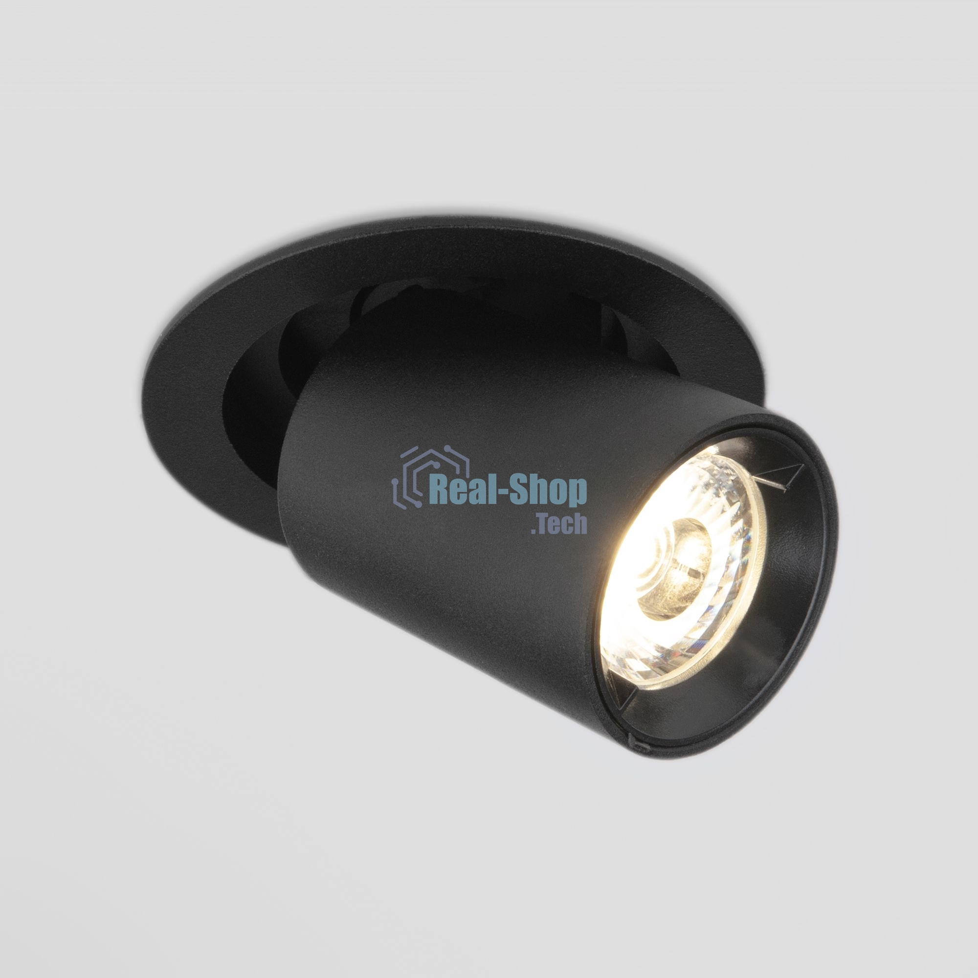 9917 LED/ Светильник встраиваемый 10W 4200K черный матовый