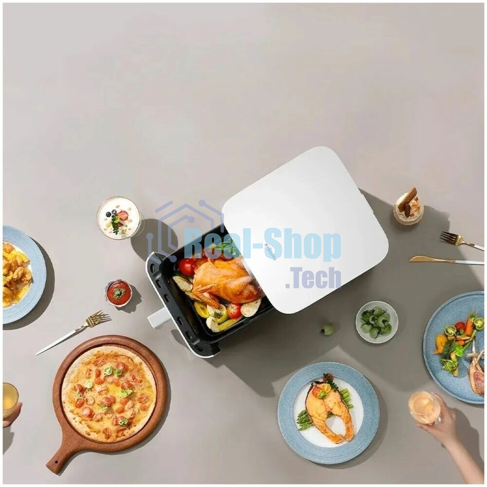 Аэрогриль Xiaomi Mi Smart Air Fryer 6.5L EU белый, 1800 Вт, 6.5 л, сенсор, 12 программ