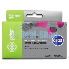 Картридж струйный Cactus CS-EPT0923 (T0923) пурпурный (6,6 мл) для Epson Stylus C91/CX4300/T26/T27/TX106