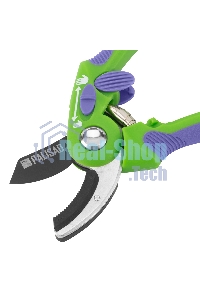 Секатор с наковальней Palisad 215 мм, регулировка захвата, двухкомпонентные рукоятки