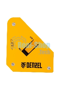 Фиксатор магнитный Denzel отключаемый для сварочных работ усилие 30 LB, 45х90 град.