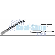 Термостат биметаллический KSD9700 5А/145 С нормально разомкнутый