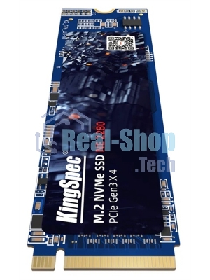 Накопитель SSD KingSpec NE-512, 512Gb, M.2 2280, PCIe 3.0 x4, NVMe, R/W 2400/1700
