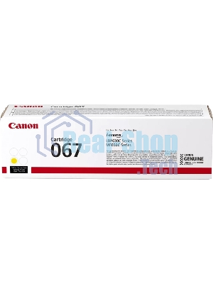 Картридж лазерный Canon 067Y (5099C002) желтый (1250 стр.) для Canon LBP631/633/MF651/655/657