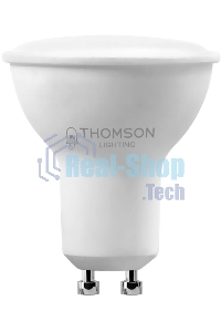 Лампа cветодиодная LED Thomson TH-B2328 GU10, полусфера, 10Вт, 6500К, белый холодный, 1 шт.