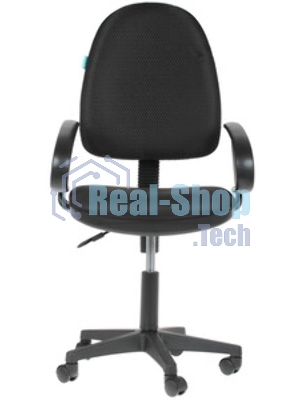 Кресло Бюрократ CH-300/BLACK черный, экокожа, 120 кг, механизм качания