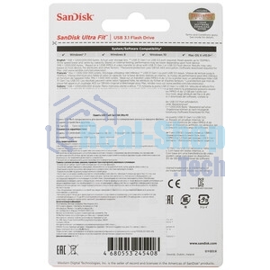 Флешка USB Sandisk 64Gb ULTRA FIT SDCZ430-064G-G46 USB3.1 черный