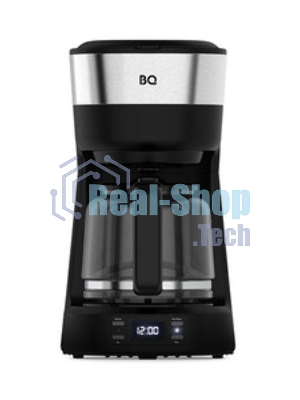 Кофеварка капельная BQ CM1000 черный-стальной, исп. кофе - молотый, 1.2 л, 900 Вт.