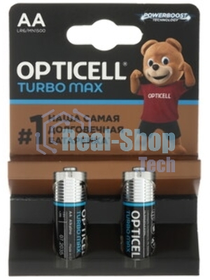 Батарея Opticell Turbo MAX LR6 AA (12шт) блистер