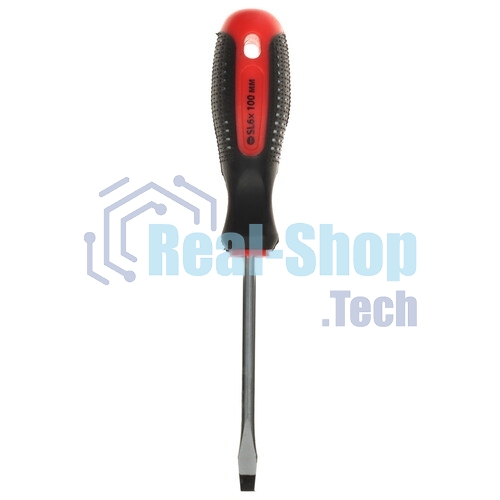 Отвертка Matrix fusion 11423 sl6.0х100 мм crv 3х компонентная рукоятка ''anti slip''