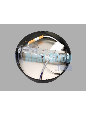 Потолочный светодиодный светильник Ambrella light FV5525 BK черный LED 35W 3000K D300*58 (Без ПДУ)