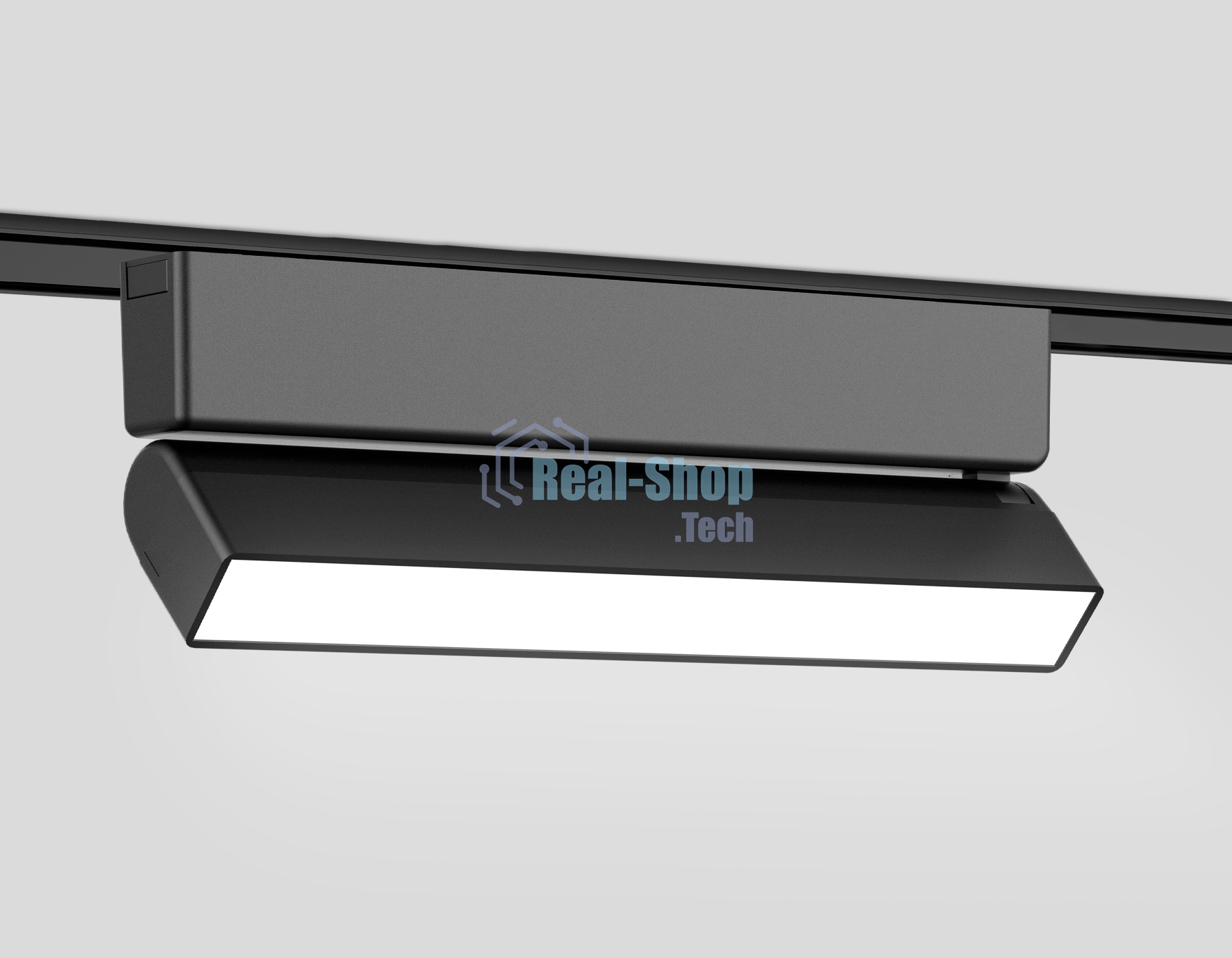 Светильник трековый светодиодный GV1486 BK черный IP20 10W 4200K 48V 230*26*80