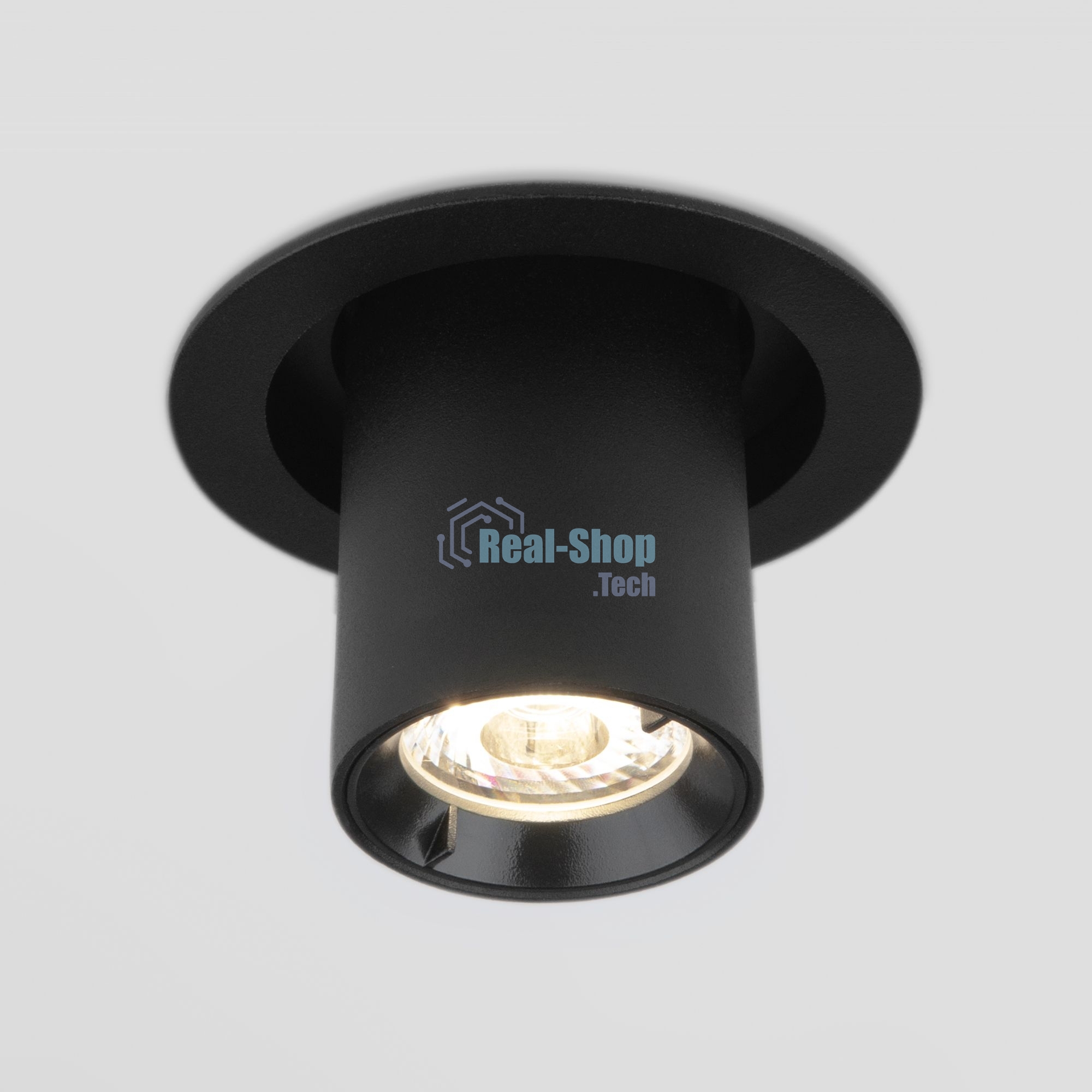 9917 LED/ Светильник встраиваемый 10W 4200K черный матовый