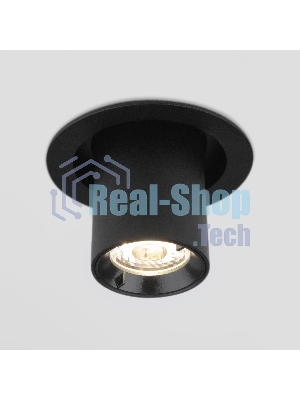 9917 LED/ Светильник встраиваемый 10W 4200K черный матовый