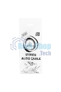 Кабель аудио Gembird Jack3.5/2xRCA, 2.5м
