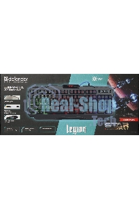 Клавиатура проводная Defender Legion GK-010DL RU, USB, черный