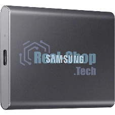 Внешний SSD Samsung T7, 1TB, USB 3.2 Gen 2 Type-C, R/W 1050/1000, серый