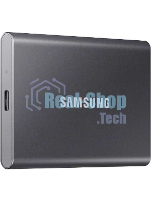 Внешний SSD Samsung T7, 1TB, USB 3.2 Gen 2 Type-C, R/W 1050/1000, серый