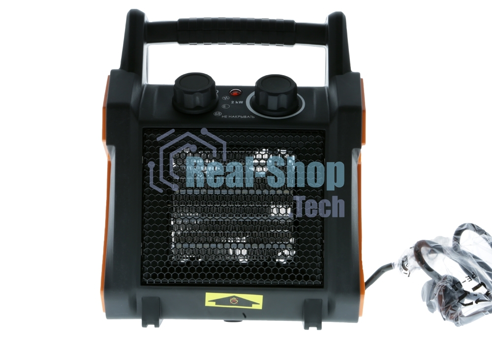 Тепловентилятор Sturm! FH2034CQ, черный/оранжевый, 2000 Вт, 20 м2, термостат