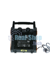 Тепловентилятор Sturm! FH2034CQ, черный/оранжевый, 2000 Вт, 20 м2, термостат