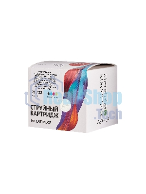 Набор струйных картриджей Sakura SD367AE (№21 Black/ 22 Tri-colour) для HP, мультипак, 11 мл., 600 к.