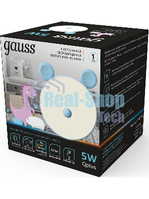 Ночник Gauss NN7026 мышка голубой