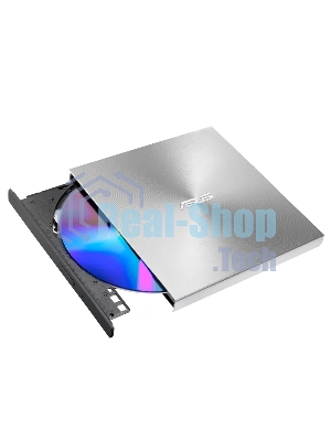 Оптический привод DVD-RW Asus SDRW-08U8M-U серебристый USB slim ultra slim M-Disk Mac внешний RTL