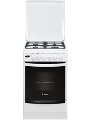 Плита комбинированная Gefest ПГЭ 5102-03 белый, конфорок 4 газовых, духовка 55 л, 50 см x 85 см x 58.5 см