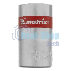 Головка торцевая Matrix, 16 мм, 6-гранная, CrV, под квадрат 1/2