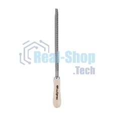 Напильник Сибртех, 200 мм, трехгранный, деревянная ручка