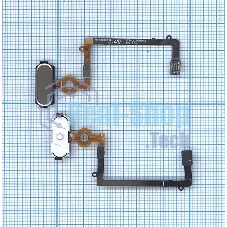 Кнопка HOME в сборе с механизмом и шлейфом для Samsung Galaxy S6 Edge SM-G925F, золотая