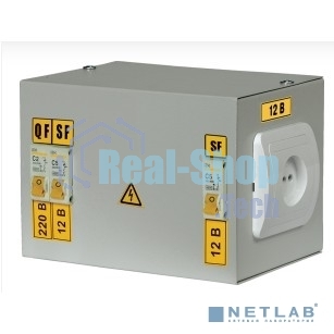 Ящик с понижающим трансформатором ЯТП 0.25 220/12B (2 авт. выкл.) ИЭК MTT12-012-0250