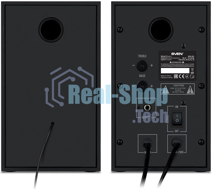 Акустическая система SVEN АС SPS-621, черный (28 Вт, Bluetooth)