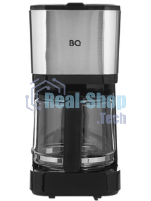 Кофеварка капельная BQ CM2007 стальной/черный, исп. кофе - молотый, 1.25 л, 750 Вт
