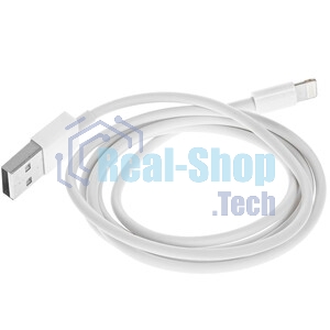 Кабель USB 2.0 hoco X1, AM/Lightning, белый, 2м