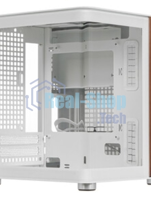 Компьютерный корпус без блока питания Case JONSBO TK-0 белый, Desktop SFF, TG, no fan, 1xUSB-A 3.2 + 1xUSB-C 3.2, SFX PSU Support, mITX белый