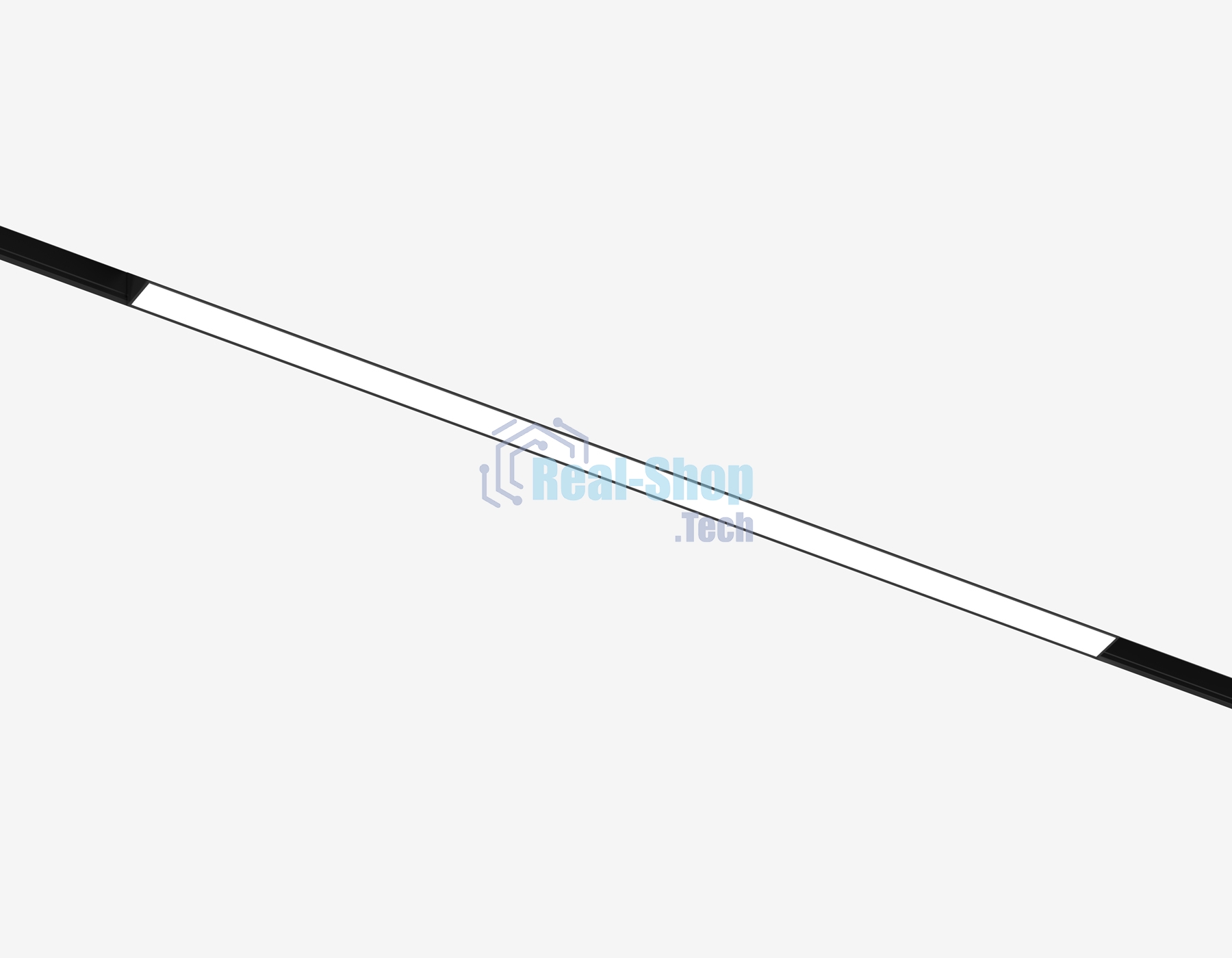 Трековый линейный светильник Ambrella light GL4465 BK черный IP20 20W 3CCT 3000-6000K SMART 48V 120° 604*22*45