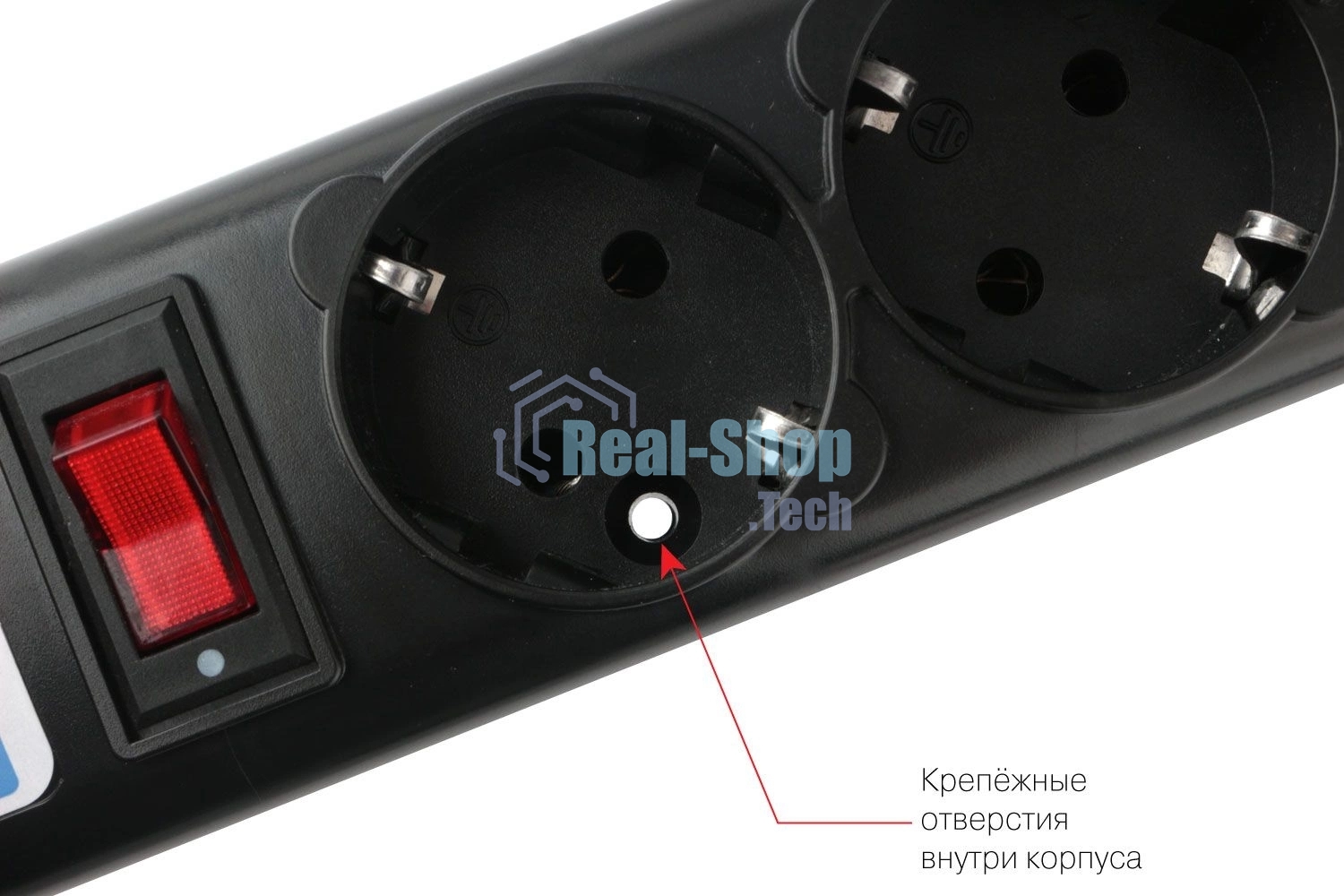 Сетевой фильтр Powercube SPG5-С5 5 м, 5 розеток, черный, коробка
