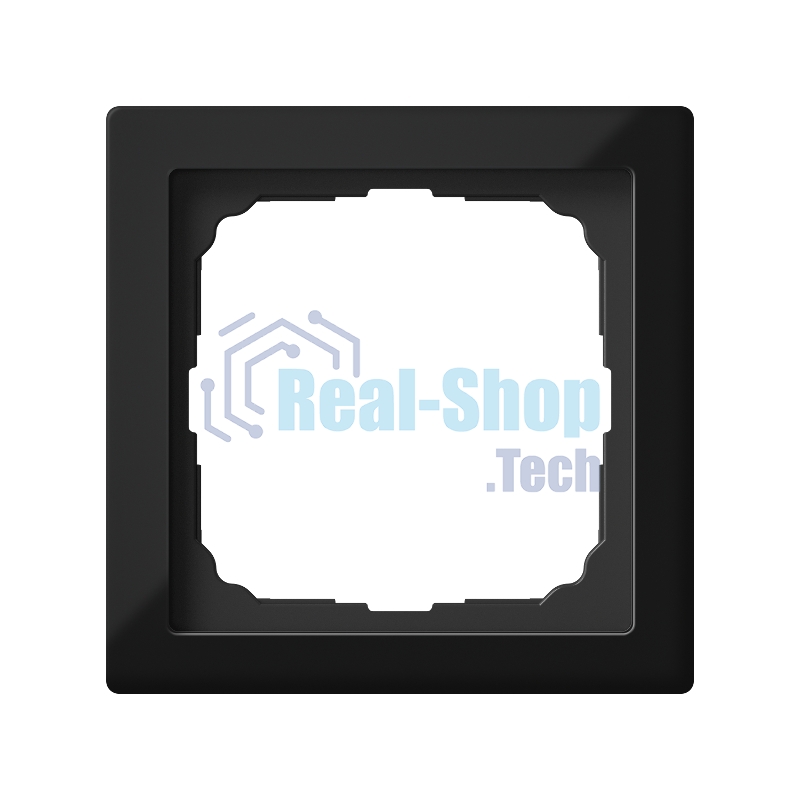 Systeme Electric ArtGallery Pure Матовое органическое стекло Черный Рамка 1-ая