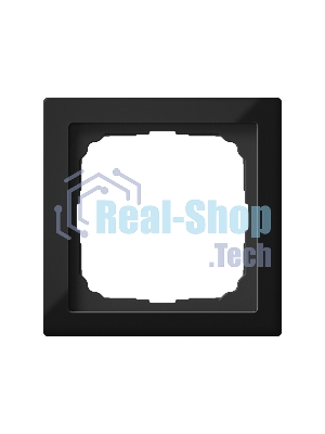Systeme Electric ArtGallery Pure Матовое органическое стекло Черный Рамка 1-ая