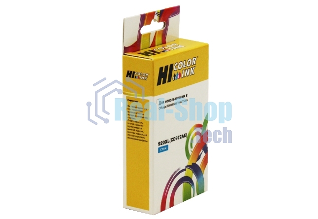 Расходные материалы Hi-Black CD972AE Картридж Hi-Black для HP Officejet 6000/6500/7000, №920XL, C, 700 стр.     
