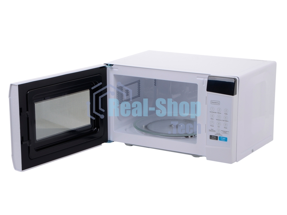 Микроволновая печь Midea EM720CKE белый, 20 л, 700 Вт, переключатели - сенсор