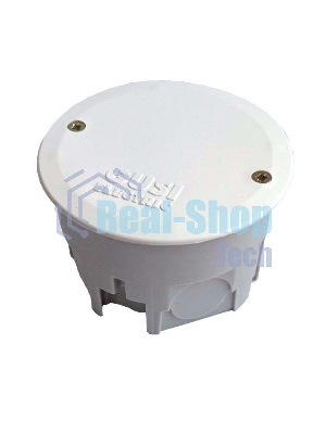 Коробка распр. СП круглая 68х45 IP30 для сплошных стен сер. ГУСИ С3В70К Евро