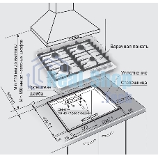 Газовая варочная панель Gefest ПВГ 1214-01