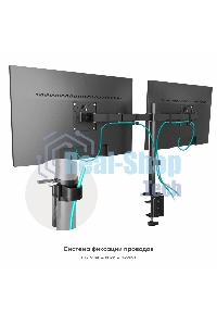 Кронштейн ONKRON D221E для двух мониторов 13