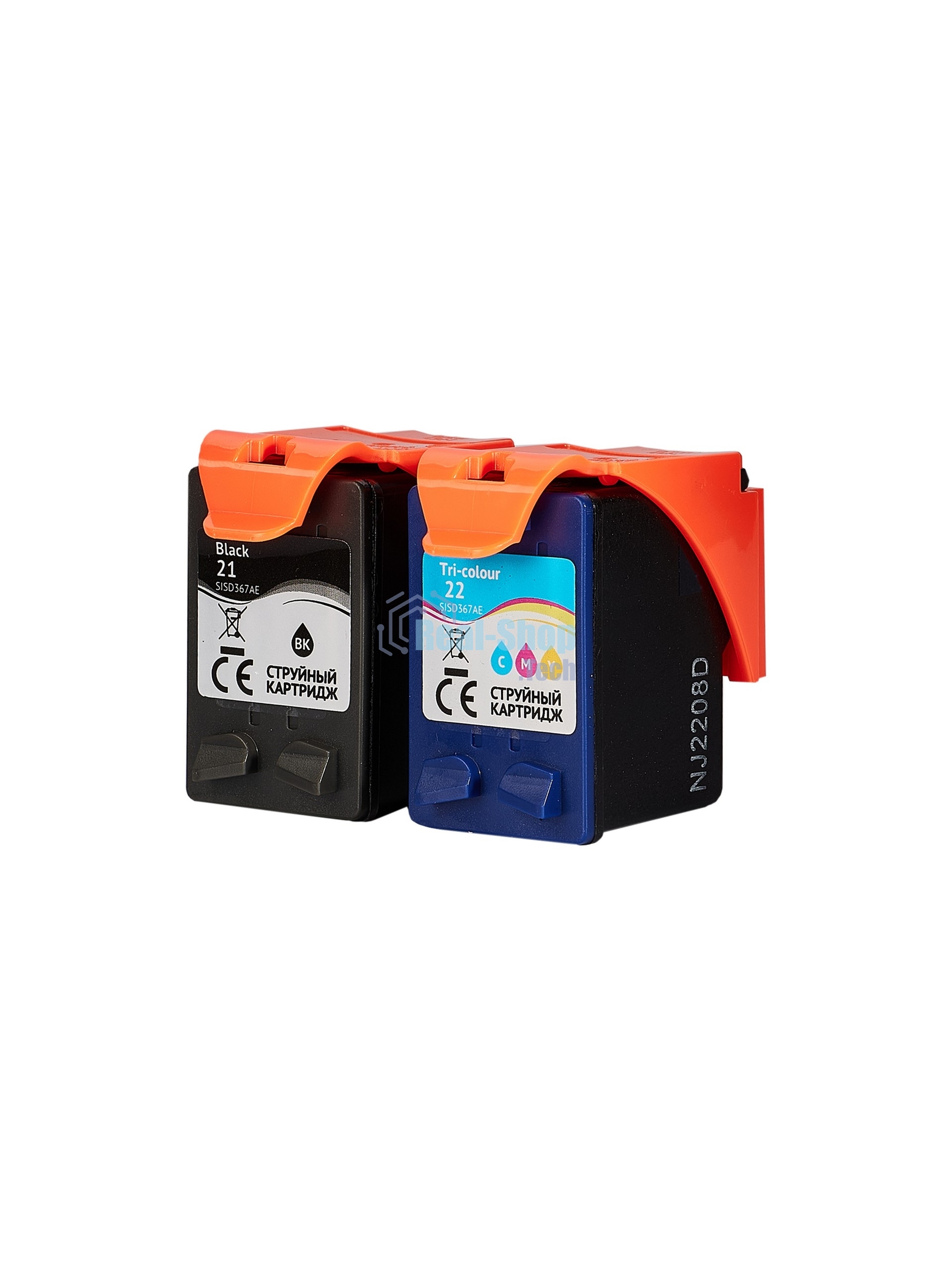 Набор струйных картриджей Sakura SD367AE (№21 Black/ 22 Tri-colour) для HP, мультипак, 11 мл., 600 к.